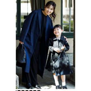 mother - FORME 東原亜希 金子綾 ショールカラーコート ネイビーの通販