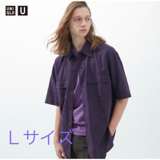 ユニクロ(UNIQLO)のユニクロユー　オーバーサイズワークシャツ　サイズＬ(シャツ)