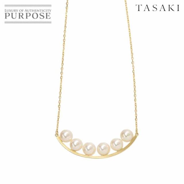 TASAKI - タサキ TASAKI バランスプラス アコヤ真珠 6.4-6.2mm ネックレス 75cm K18 YG 750 パール 田崎真珠 VLP 90180523