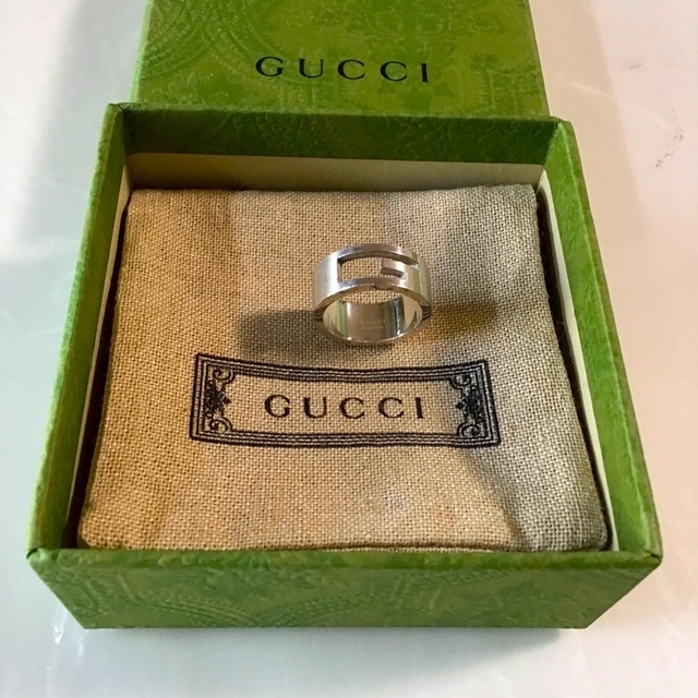 Gucci(グッチ)のGucci グッチ Gリング　#10 日本サイズで9号 レディースのアクセサリー(リング(指輪))の商品写真