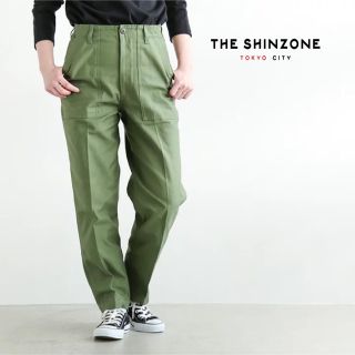 美品 THE SHINZONE フィールドパンツ カーゴパンツ カーキ 32