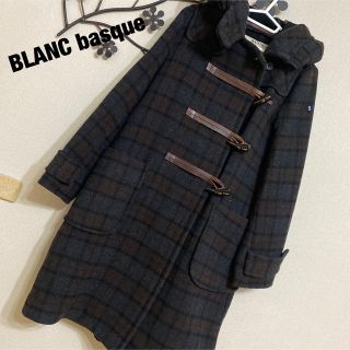 ブランバスク(blanc basque)のブランクバスク BLANC basque チェックダッフルコート(ダッフルコート)