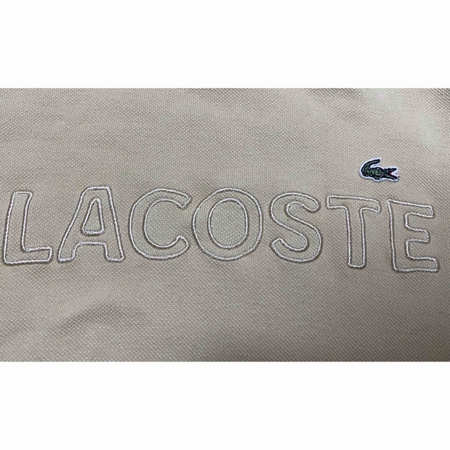 LACOSTE(ラコステ)のラコステ　LACOSTE スウェット　トレーナー　ベージュ メンズのトップス(スウェット)の商品写真