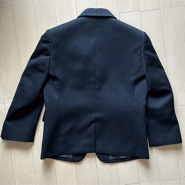 Kansai Yamamoto(カンサイヤマモト)のKANSAI YAMAMOTO キッズ　120㎝　フォーマル　スーツ　ストライプ キッズ/ベビー/マタニティのキッズ服男の子用(90cm~)(ドレス/フォーマル)の商品写真