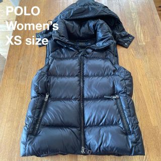 ポロラルフローレン(POLO RALPH LAUREN)の美品☆POLO Ralph Lauren ブラックのダウンベスト　Sサイズ(ダウンベスト)