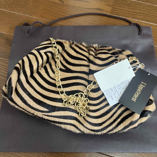 L'Appartement 【オウレンティ】Zebra Clutch Bag