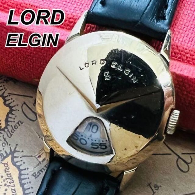 感謝の声続々！ ELGIN - 【OH済★動作快調】ロードエルジン ジャンプアワー14K GFメンズ 腕時計 腕時計(アナログ)