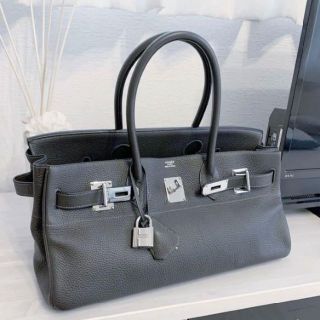 エルメス(Hermes)のエルメス　HERMES ショルダーバーキン　グラファイト　シルバー金具(ハンドバッグ)