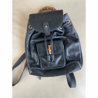 グッチ(Gucci)のGUCCIバンブー🖤ミニリュック(リュック/バックパック)