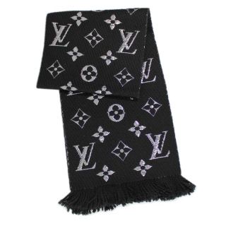 ヴィトン(LOUIS VUITTON) マフラー/ショール(レディース)(シルバー ...
