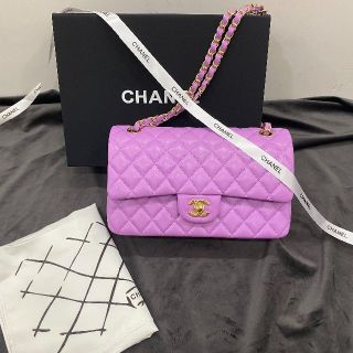 美品 シャネル ラムスキン マトラッセ チェーンショルダーバッグ パープル 【日本限定モデル】 美品 シャネル ラムスキン マトラッセ チェーンショルダーバッグ パープル ショルダーバッグ