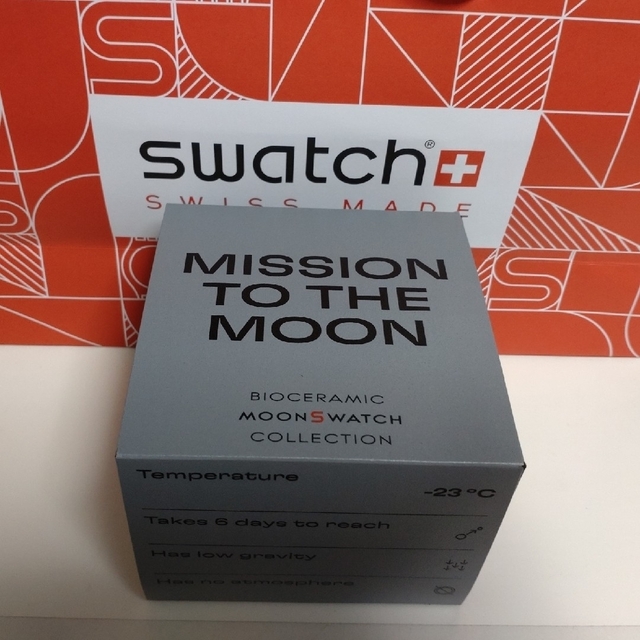 超安い品質 OMEGA Moon to Mission Omega × オメガ　スウォッチ　Swatch - 腕時計(アナログ)