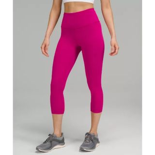 ルルレモン(lululemon)の未使用 lululemon ルルレモン レギンス ボトムス L ピンク ヨガ(ヨガ)