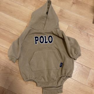 ポロラルフローレン(POLO RALPH LAUREN)のPOLO ベビー　ロンパース　フード(ロンパース)