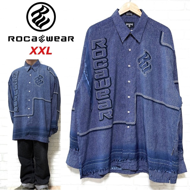 ★ROCA WEAR★ロカウェア★ホルターネックトップス★金ロゴ★パープル