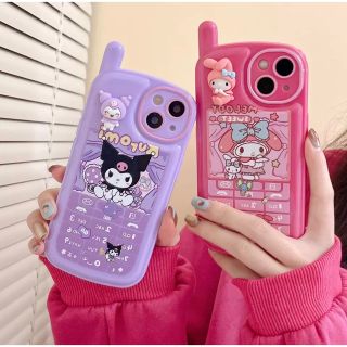 サンリオ(サンリオ)のiPhoneケース♡ガラケー風☆クロミ♡iPhone13☆訳あり特価☆韓国大人気(iPhoneケース)