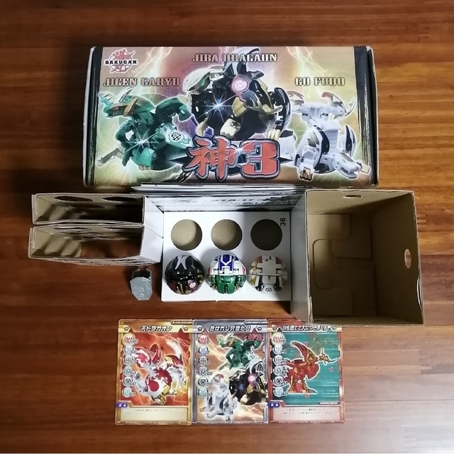 BAKUGAN 爆TECH 神3 全ガリュウ 轟フドウ 磁ドラガオン セガトイズ-