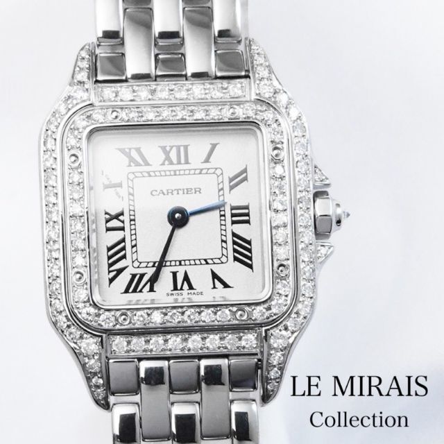 Cartier - 【保証書付】カルティエ パンテール SM SS ダイヤ レディース 腕時計