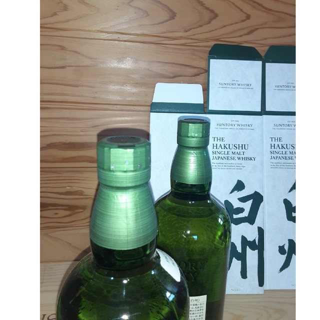 あーたん様専用　山崎白州　700ml　NV　2本set 食品/飲料/酒の酒(ウイスキー)の商品写真