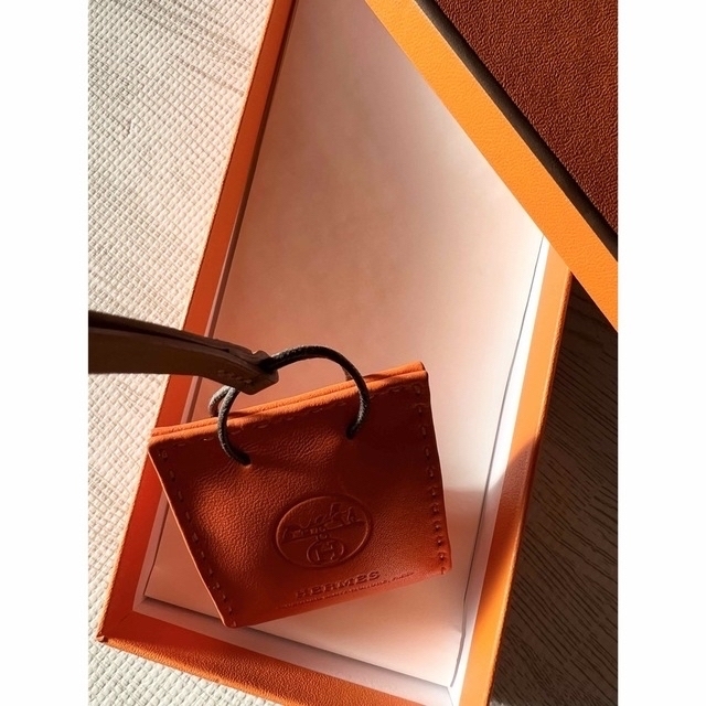 Hermes - 【値下げ中】【美品】HERMES サックオランジュ ショップ袋型