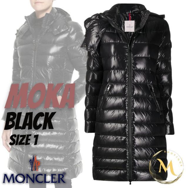 【BLACK】MONCLER モカ ダウンコート