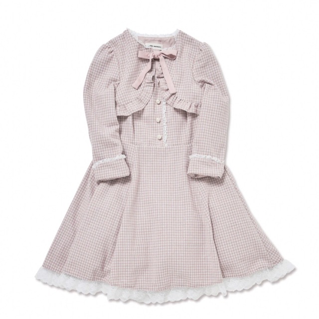 Angelic Pretty(アンジェリックプリティー)の新品mellfymemory★Love classy girlワンピース ピンク レディースのワンピース(ひざ丈ワンピース)の商品写真