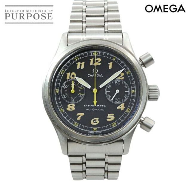 【数々のアワードを受賞】 オメガ - OMEGA OMEGA 90182393 Chronograph Dynamic 自動巻き オートマ 文字盤 ブラック 腕時計 メンズ 50 5240 クロノグラフ ダイナミック 腕時計(アナログ)