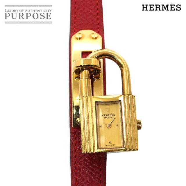 Hermes - エルメス HERMES ケリーウォッチ ヴィンテージ レディース 腕時計 ゴールド 文字盤 クォーツ ウォッチ カデナ Kelly Watch VLP 90183262