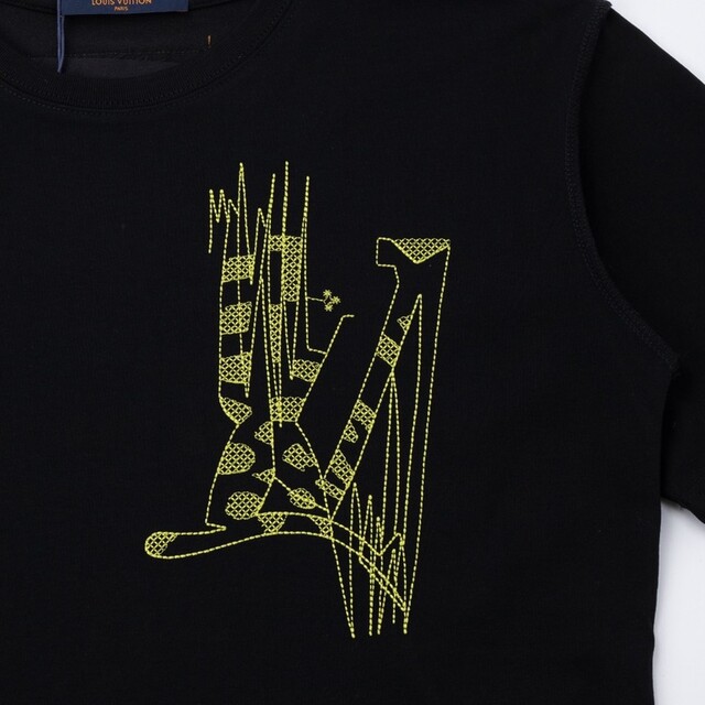 新販売 Louis Vuitton ルイヴィトン パッチロゴ Tシャツ Tシャツ