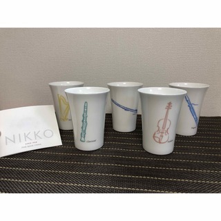 ニッコー(NIKKO)のNIKKO 陶器グラス5点セット(グラス/カップ)