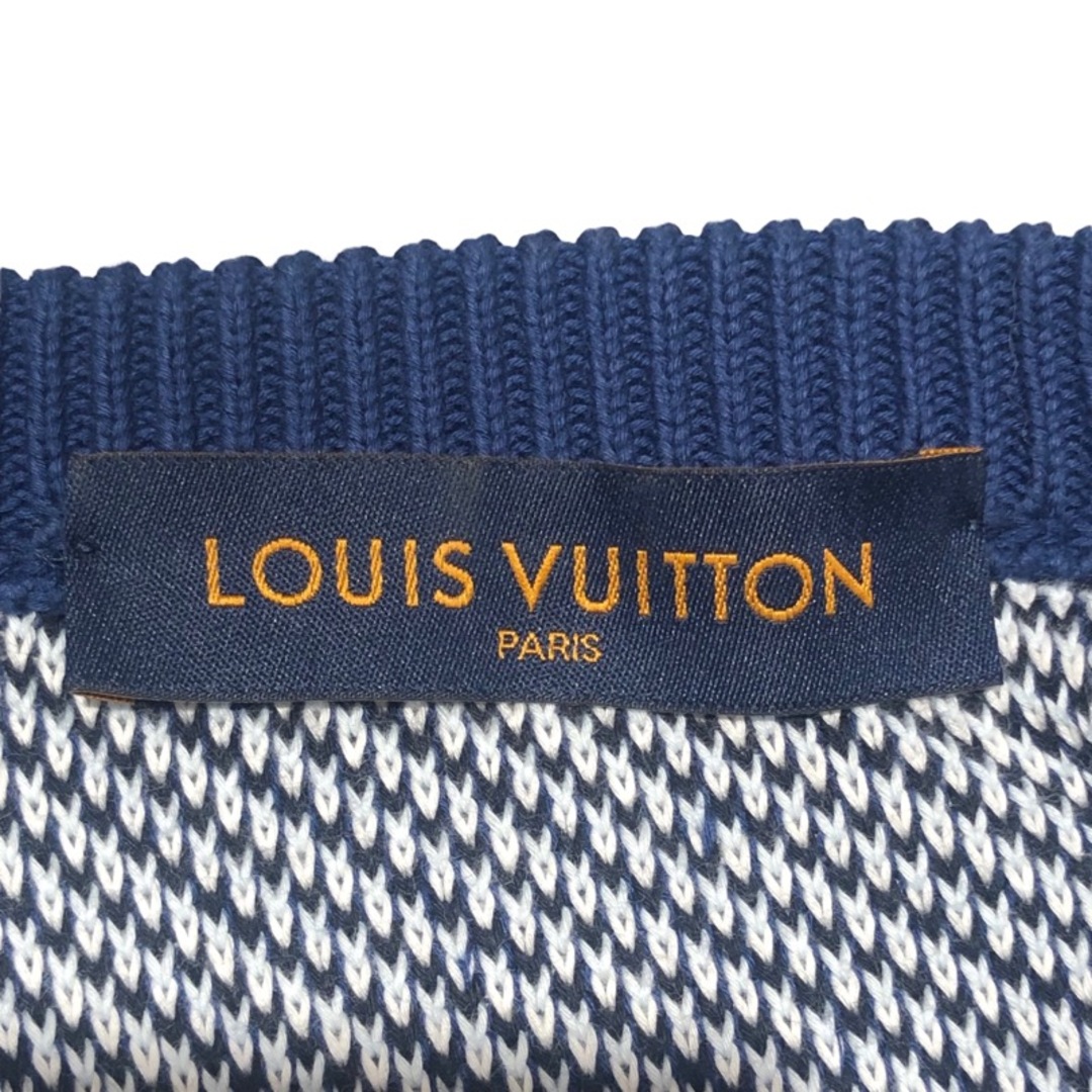 ルイ・ヴィトン LOUIS VUITTON カモピケジャガード クルーネックセーター 20SS 1A5V53 マルチカラー 画像をご参照ください。 メンズ セーター