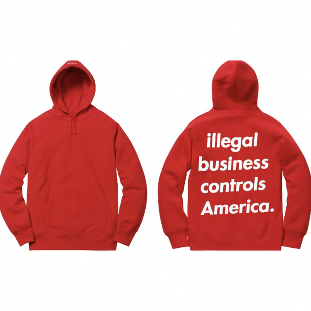 Supreme - Illegal Business Hooded 2018SS