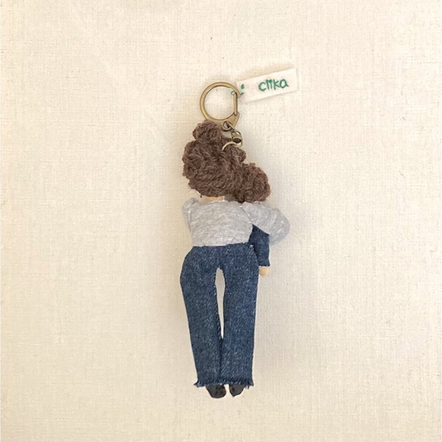 ドールチャーム　バックチャーム　ミュベール　イエナ　ロンハーマン　男の子 ハンドメイドのファッション小物(バッグチャーム)の商品写真