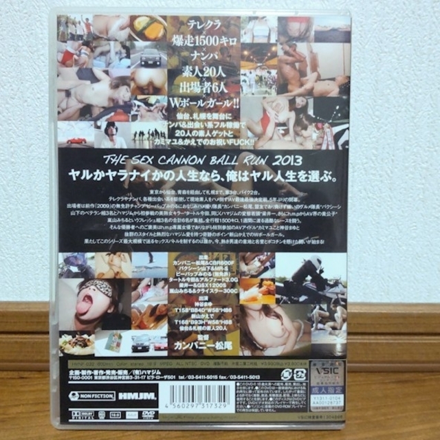 テレクラキャノンボール　DVD　中古品 エンタメ/ホビーのDVD/ブルーレイ(ドキュメンタリー)の商品写真