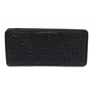 トリーバーチ(Tory Burch)のTORY BURCH 二つ折り 長財布 ゴールド金具 ロゴ 札入れ ウォレット(財布)