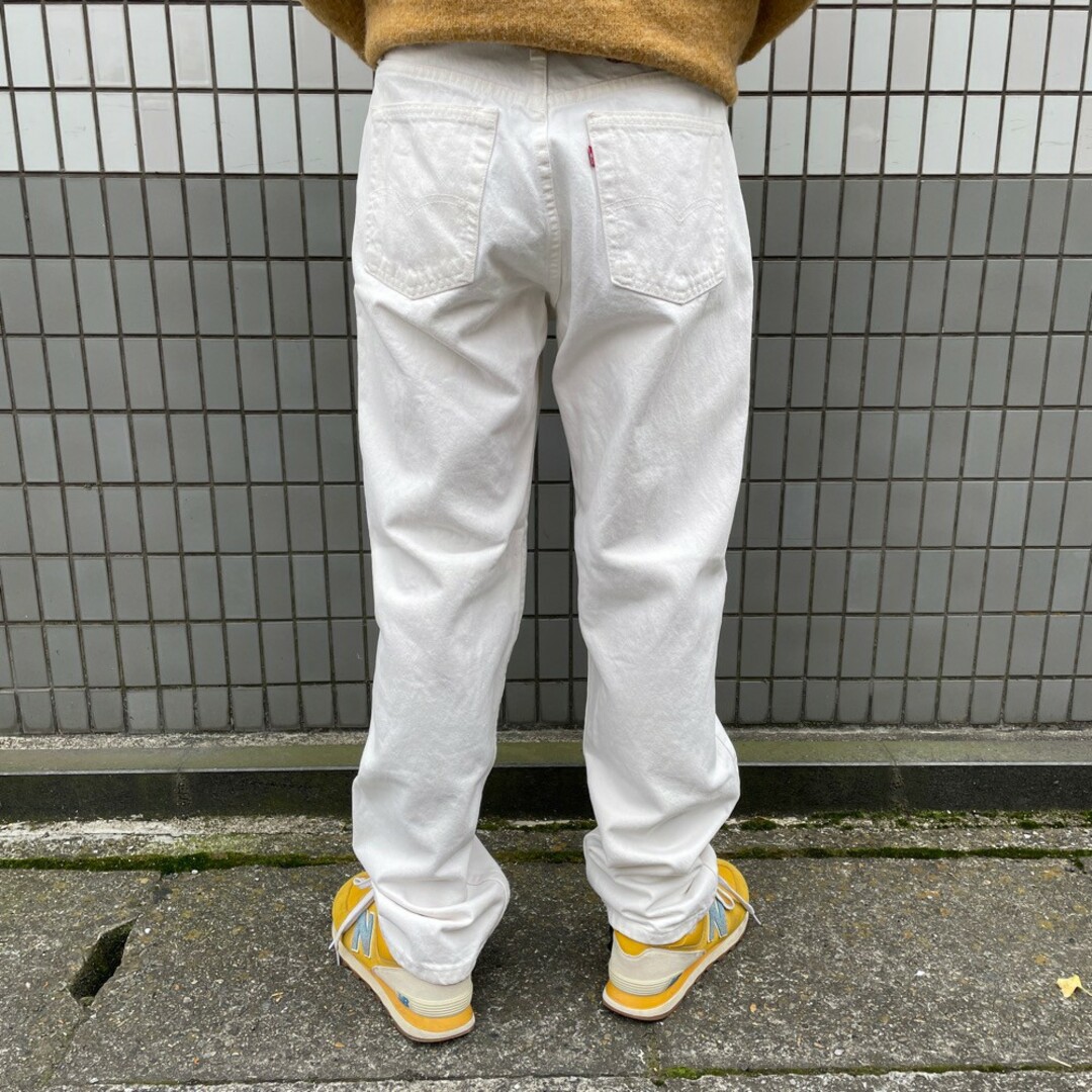 リーバイス Levi's 560 デニム パンツ テーパード サイズ：W31 L30.5 オフホワイト MADE IN U.S.A【Levis】古着  【中古】LOOSE FIT STRAIGHT LEG