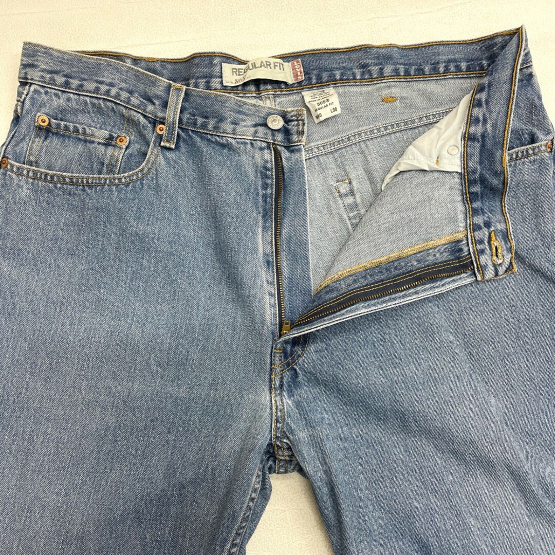 Levi’sリーバイス505 W40 L30 ワイドテーパードデニムパンツ