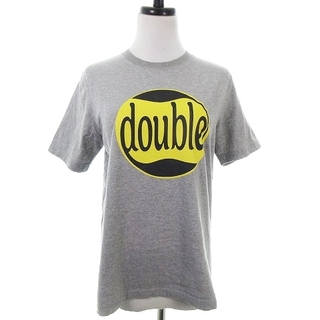 ダブルスタンダードクロージング(DOUBLE STANDARD CLOTHING)のダブルスタンダードクロージング Tシャツ カットソー 半袖 クルーネック グレー(Tシャツ(半袖/袖なし))