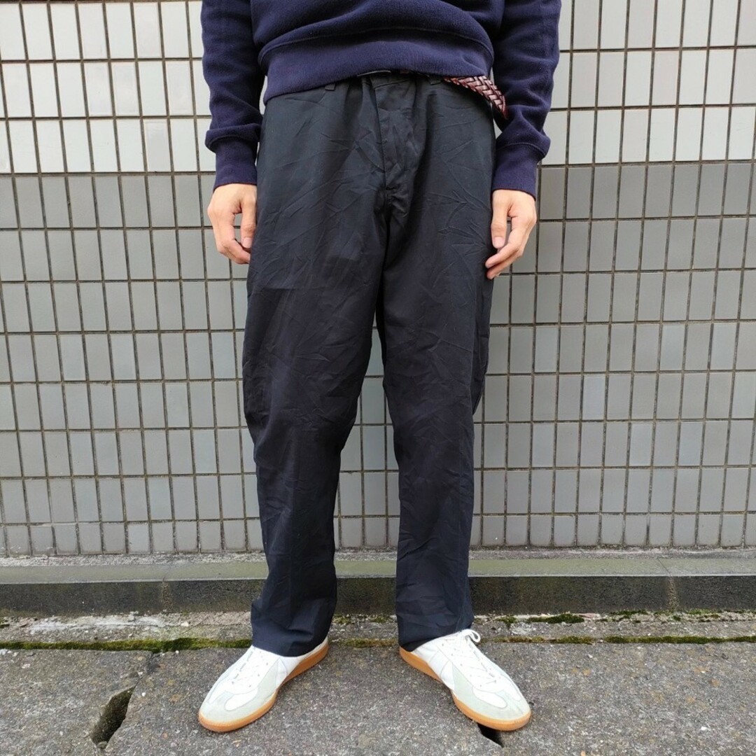 Dickies(ディッキーズ)のディッキーズ Dickies ワークパンツ チノパンツ 無地 サイズ：W34~36 L29.5 ブラック 【中古】 メンズのスーツ(スラックス/スーツパンツ)の商品写真