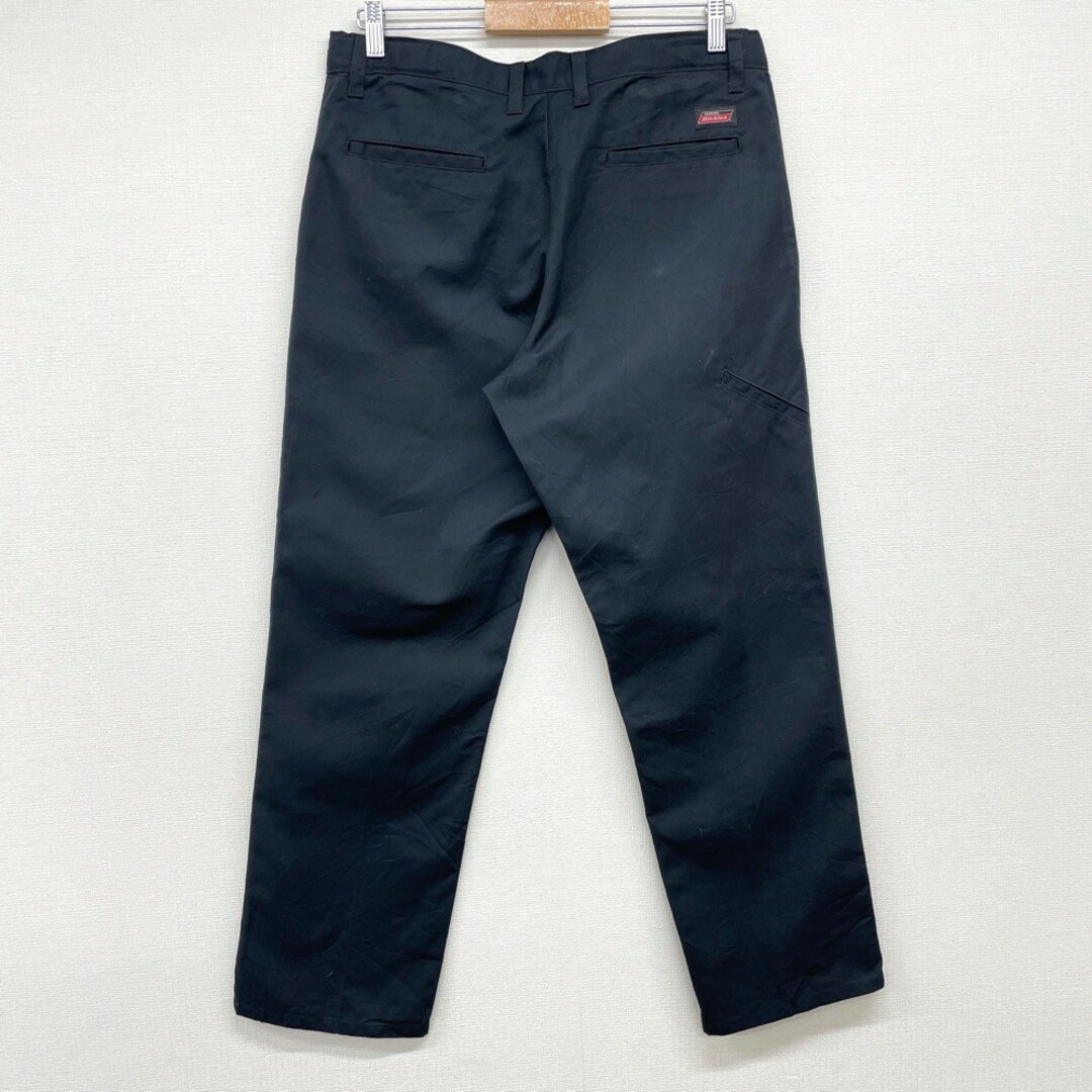 Dickies(ディッキーズ)のディッキーズ Dickies ワークパンツ チノパンツ 無地 サイズ：W34~36 L29.5 ブラック 【中古】 メンズのスーツ(スラックス/スーツパンツ)の商品写真