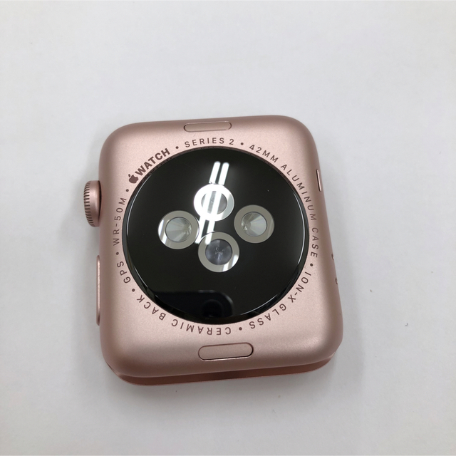 Apple Watch(アップルウォッチ)のApple Watch 2 RoseGold アップルウォッチ 42mm ピンク スマホ/家電/カメラのスマートフォン/携帯電話(その他)の商品写真