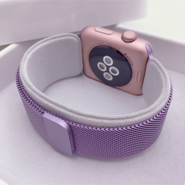 Apple Watch(アップルウォッチ)のApple Watch 2 RoseGold アップルウォッチ 42mm ピンク スマホ/家電/カメラのスマートフォン/携帯電話(その他)の商品写真