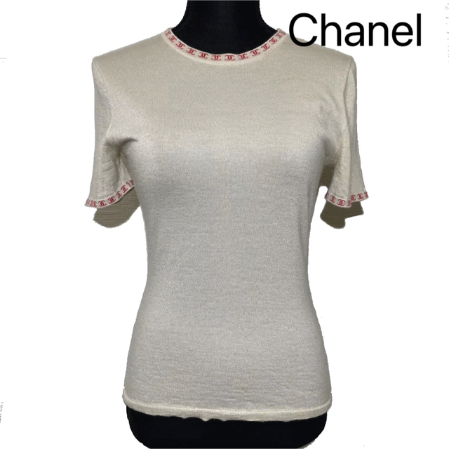 シャネル CHANEL ココマーク 01S カシミヤ 40 ニット