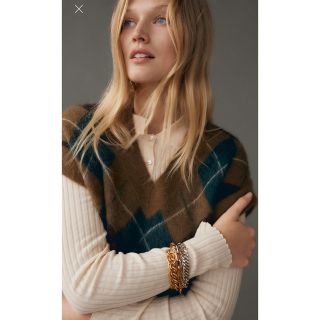 ザラ(ZARA)のZARA リンク チェーン ブレスレット ゴールド シルバー ミックス ザラ(ブレスレット/バングル)