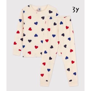 プチバトー(PETIT BATEAU)の【新品未使用】プチバトー パジャマ 3y(パジャマ)