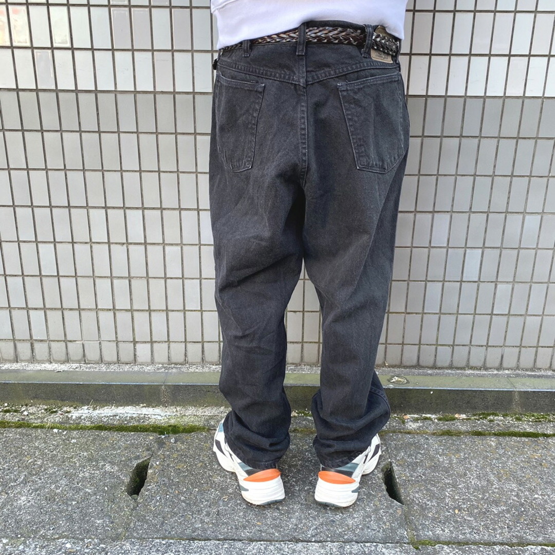 Wrangler(ラングラー)のラングラー Wrangler デニム パンツ テーパード PREMIUM QUALITY サイズ：W35 L29.5 ブラック 【中古】 メンズのスーツ(スラックス/スーツパンツ)の商品写真