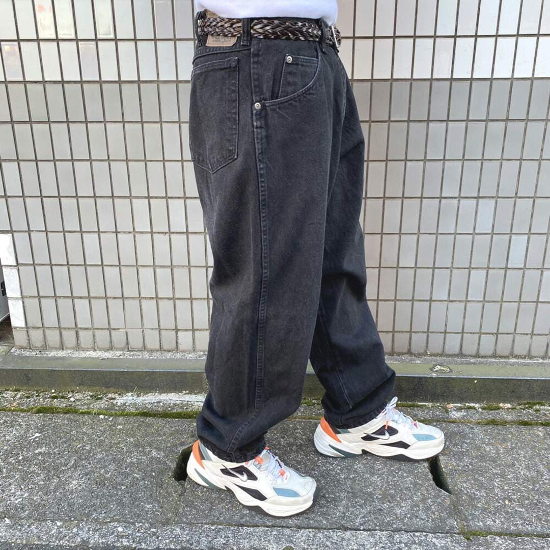 Wrangler(ラングラー)のラングラー Wrangler デニム パンツ テーパード PREMIUM QUALITY サイズ：W35 L29.5 ブラック 【中古】 メンズのスーツ(スラックス/スーツパンツ)の商品写真