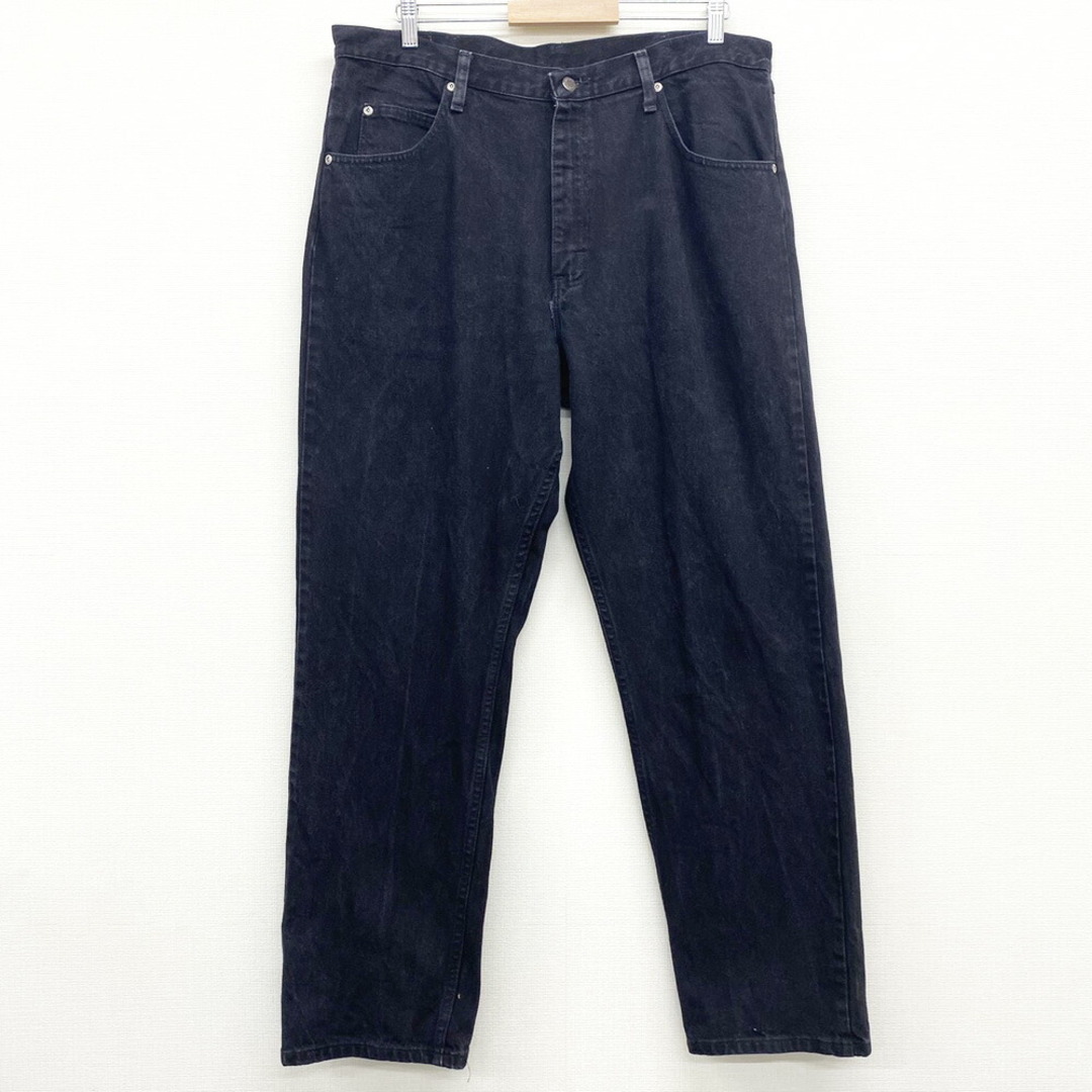 Wrangler(ラングラー)のラングラー Wrangler デニム パンツ テーパード RELAXED FIT PREMIUM QUALITY サイズ：W38 L32.5 ブラック 【中古】 メンズのスーツ(スラックス/スーツパンツ)の商品写真