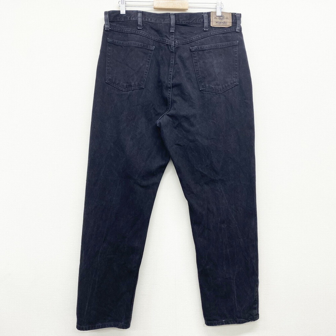 Wrangler(ラングラー)のラングラー Wrangler デニム パンツ テーパード RELAXED FIT PREMIUM QUALITY サイズ：W38 L32.5 ブラック 【中古】 メンズのスーツ(スラックス/スーツパンツ)の商品写真