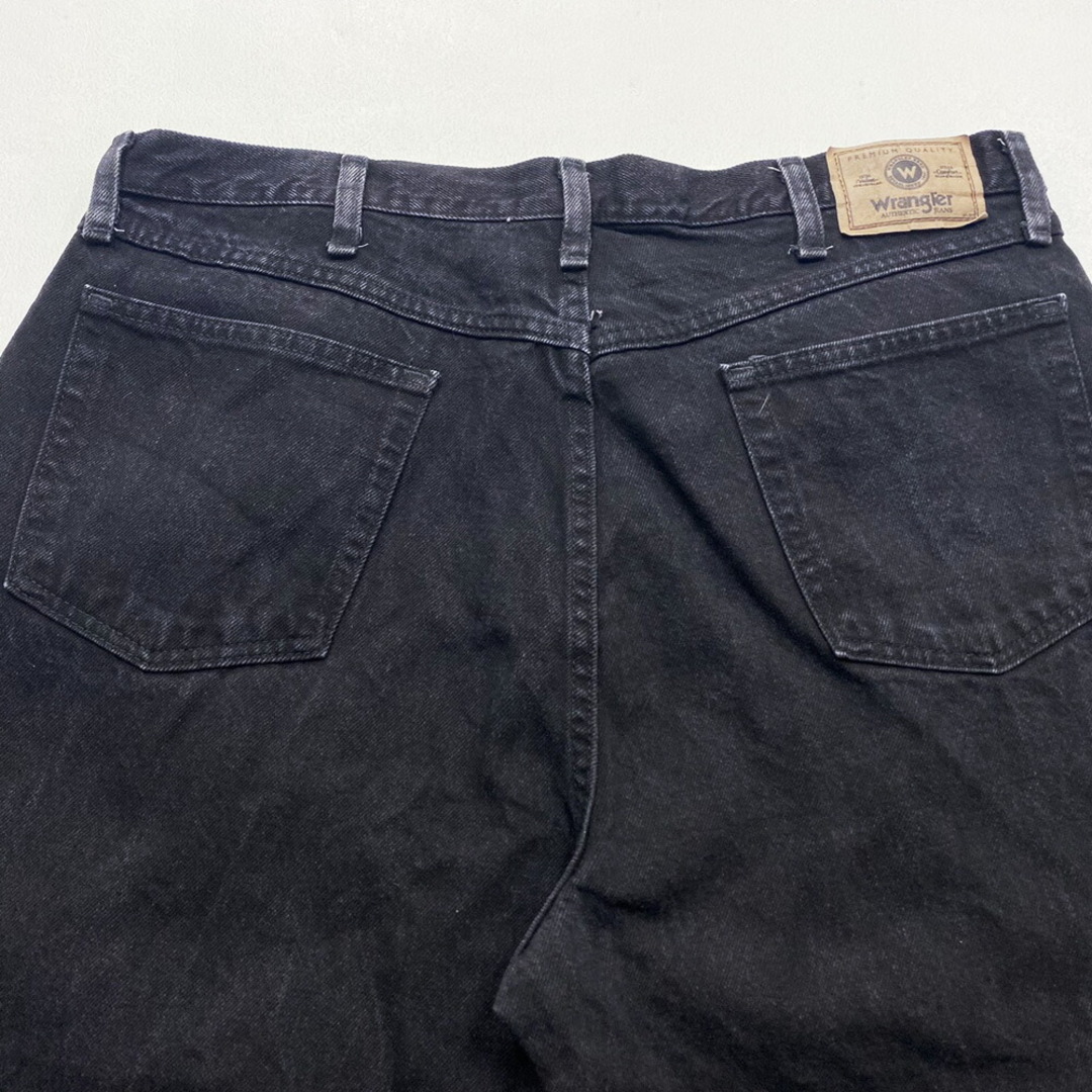 Wrangler(ラングラー)のラングラー Wrangler デニム パンツ テーパード RELAXED FIT PREMIUM QUALITY サイズ：W38 L32.5 ブラック 【中古】 メンズのスーツ(スラックス/スーツパンツ)の商品写真